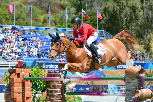 Kent Farrington and Landon win silver in individual jumper competition at the Pan American Games